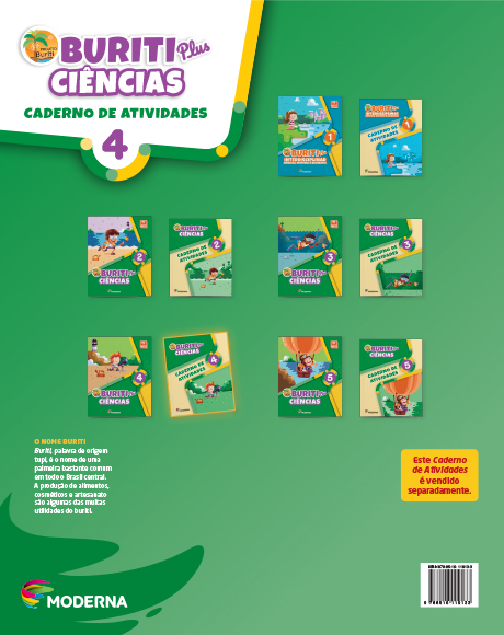 Caderno - Buriti Plus Ciências 4 - verso